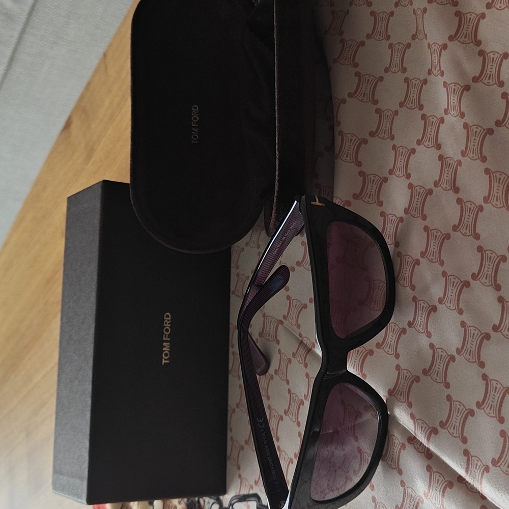 Tom Ford Black and Purple Sunglasses